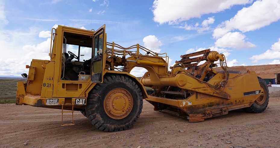 Major Heavy Equipment Used by a Road Work Company